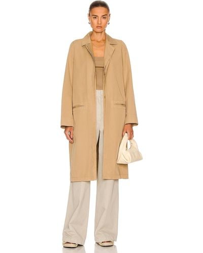 Lemaire Double Layer Coat - Natural