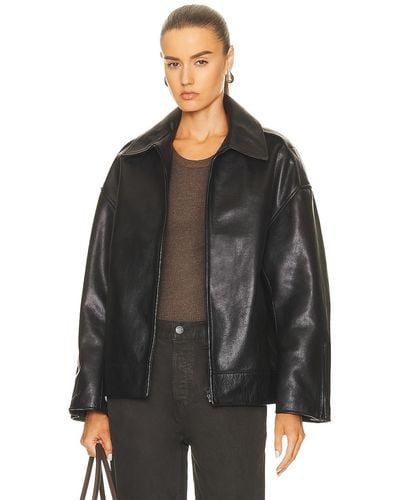 GRLFRND Alek Leather Jacket - Black