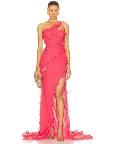 Cult Gaia Micola Long Gown - Pink