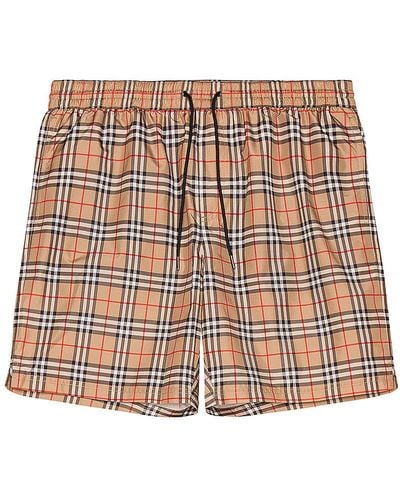 Burberry Guildes Swim Shorts - Natural