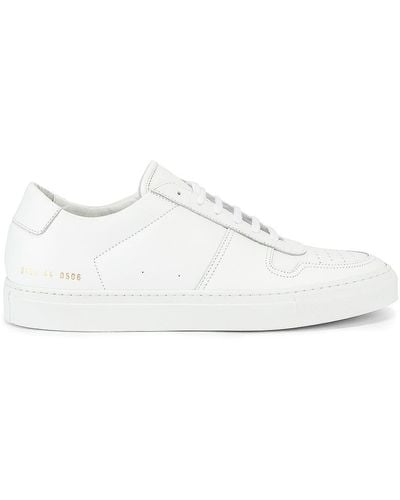 Common Projects Leather Bball Low Sneakers - White