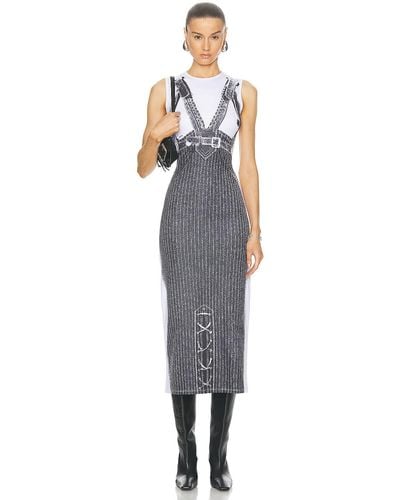 Jean Paul Gaultier Madone Dress / Black - Gray