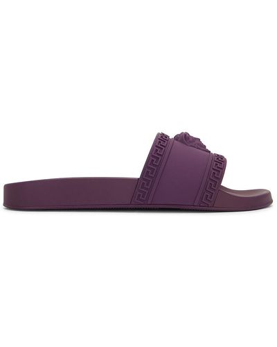 Versace Slides - Purple