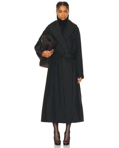 The Row Francine Coat - Black