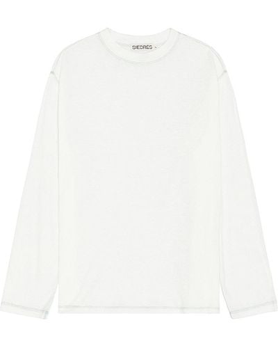 Siedres Devon Long Sleeve T-shirt - White