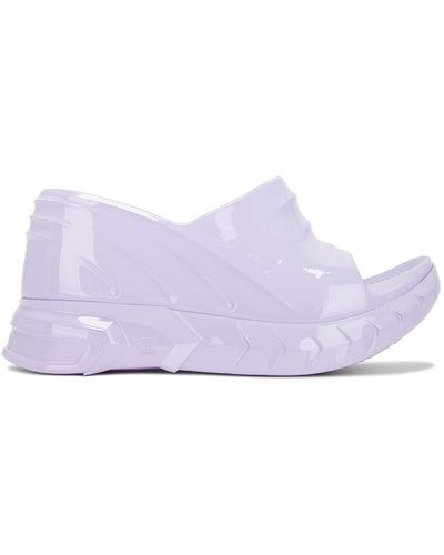 Givenchy Marshmallow Wedge Sandal - Purple