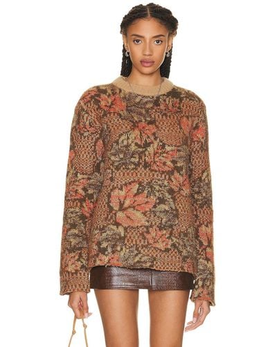 ERL Edges Sweater - Brown