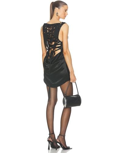 Jean Paul Gaultier Corset Inspired Lacing Dress - Black