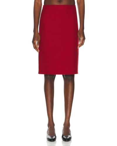 The Row Bart Skirt - Red