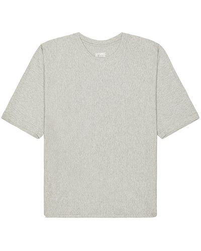 Homme Plissé Issey Miyake Release Basic Tee - Gray