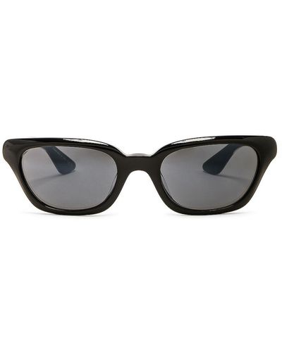 Oliver Peoples X Khaite Rectangular Sunglasses - Black