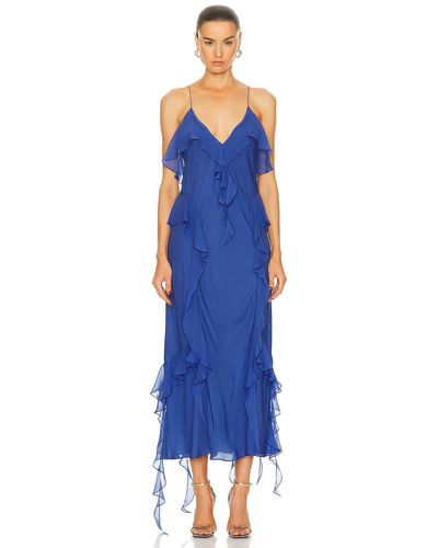 Khaite Pim Dress - Blue