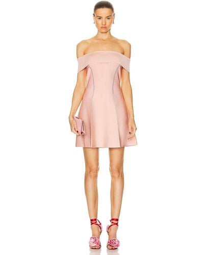 Zimmermann Matchmaker Knit Paneled Mini Dress - Pink