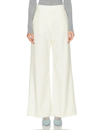 Givenchy Low Waist Wide Leg Pant - White
