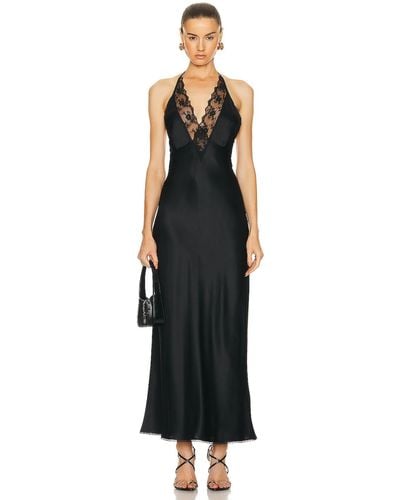 Sir. The Label Aries Halter Gown - Black