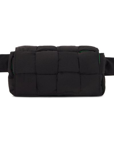 Bottega Veneta Mini Cassette Padded Belt Bag - Black