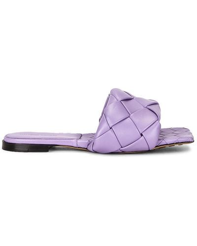 Bottega Veneta Bv Lido Sandals - Purple