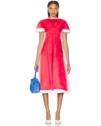 Loewe Blurred Print Dress