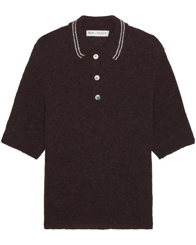 Our Legacy Traditional Polo - Black