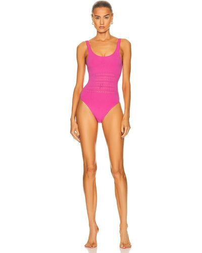 Alaïa Vienne One Piece Swimsuit - Pink