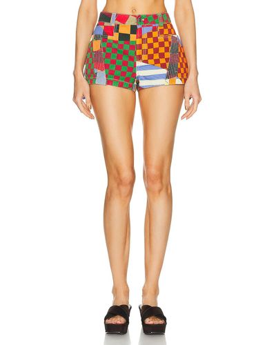 Emilio Pucci Cotton Gabardine Shorts - Multicolor