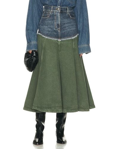 Chloé Long Skirt - Green