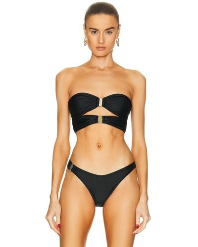 Shani Shemer Alexa Bikini Top - Black