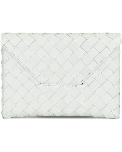 Bottega Veneta Medium Envelope Pouch - White
