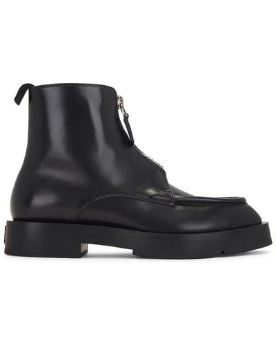 Givenchy Squared Zip Ankle Boot - Black