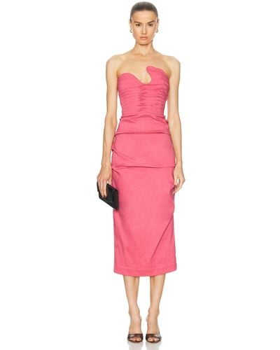Rachel Gilbert Cheri Dress - Pink