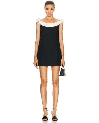Valentino Solid Couture Dress - Black