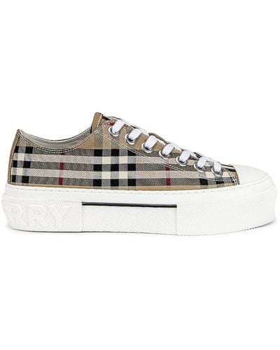 Burberry Vintage Check Low Sneakers - Brown