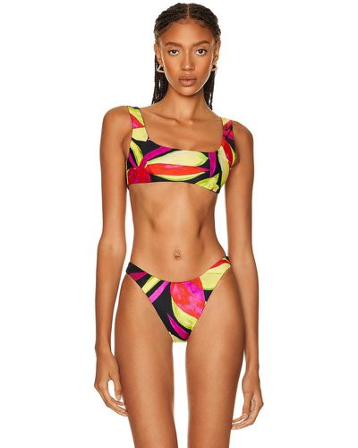Louisa Ballou Scoop Bikini Top - Multicolor