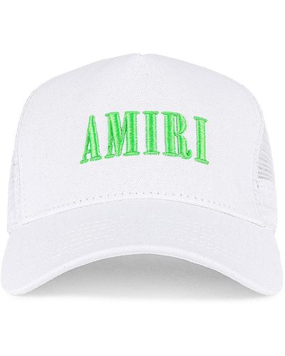 Amiri Core Logo Trucker Hat - White