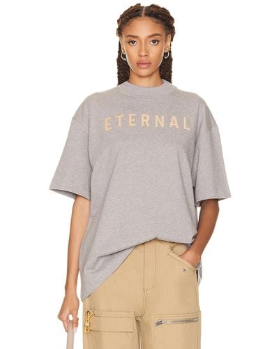 Fear Of God Eternal T Shirt - Gray