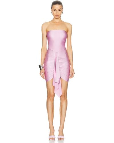 Shani Shemer Simone Lycra Mini Dress - Pink