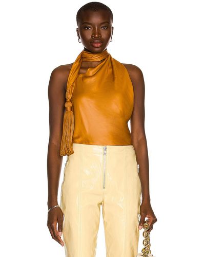 Bottega Veneta Fluid Halter Top - Multicolor