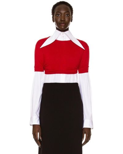 The Row Vic Top - Red