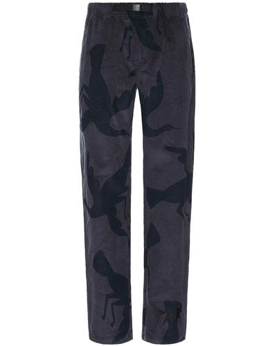 by Parra Clipped Wings Corduroy Pants - Blue