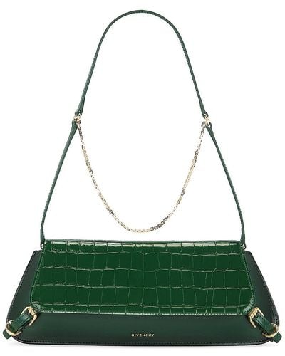 Givenchy Voyou East West Clutch - Green