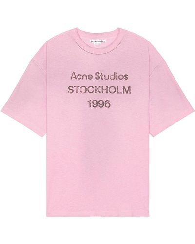 Acne Studios T Shirt - Pink