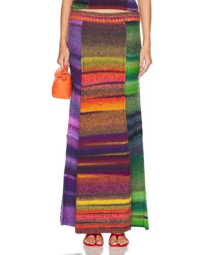 Christopher John Rogers For Fwrd Maxi Skirt - Multicolor