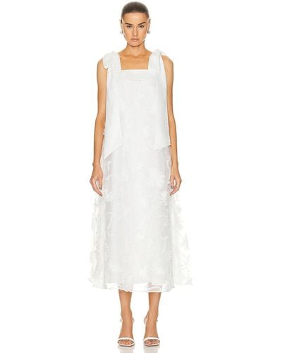 Aje. Ursula Midi Dress - White
