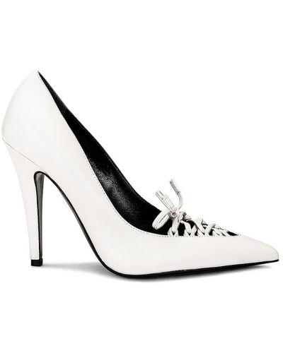 Tom Ford Leather Lux Corset 105 Pump - White