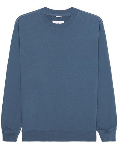 Reigning Champ Lightweight Terry Classic Crewneck - Blue