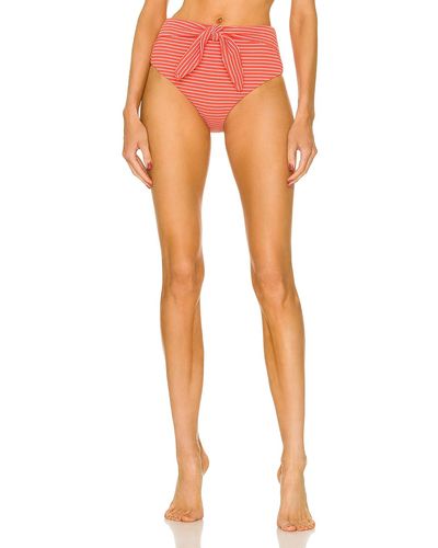 Jonathan Simkhai High Waisted Bikini Bottom - Multicolor