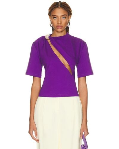 Jacquemus Le T-shirt Perola - Purple