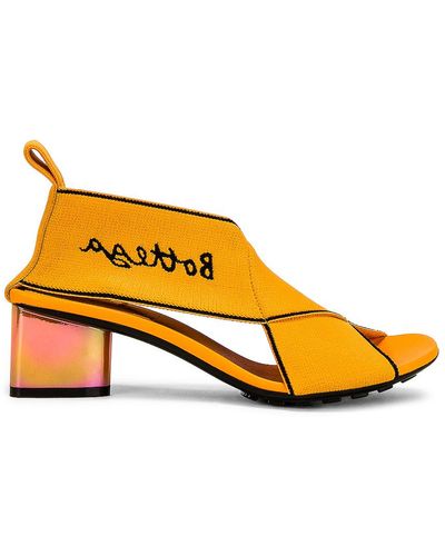 Bottega Veneta Flex Elastic Sandals - Orange