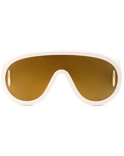 Loewe Paula's Ibiza Shield Sunglasses - Yellow