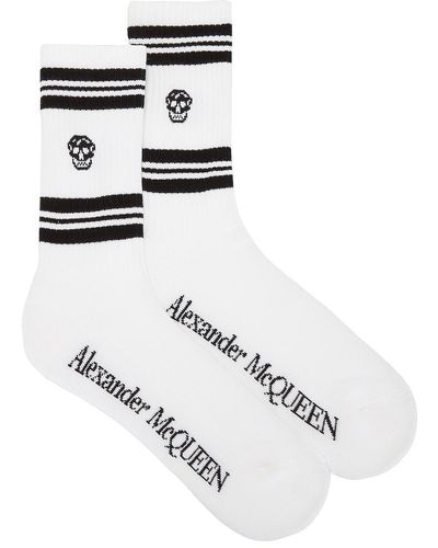 Alexander McQueen Socks Stripe - Multicolor